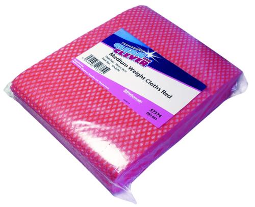 Clean & Clever Mediumweight Cloth       Red                                     MW50 57374